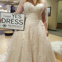 Let's see your wedding dresses.