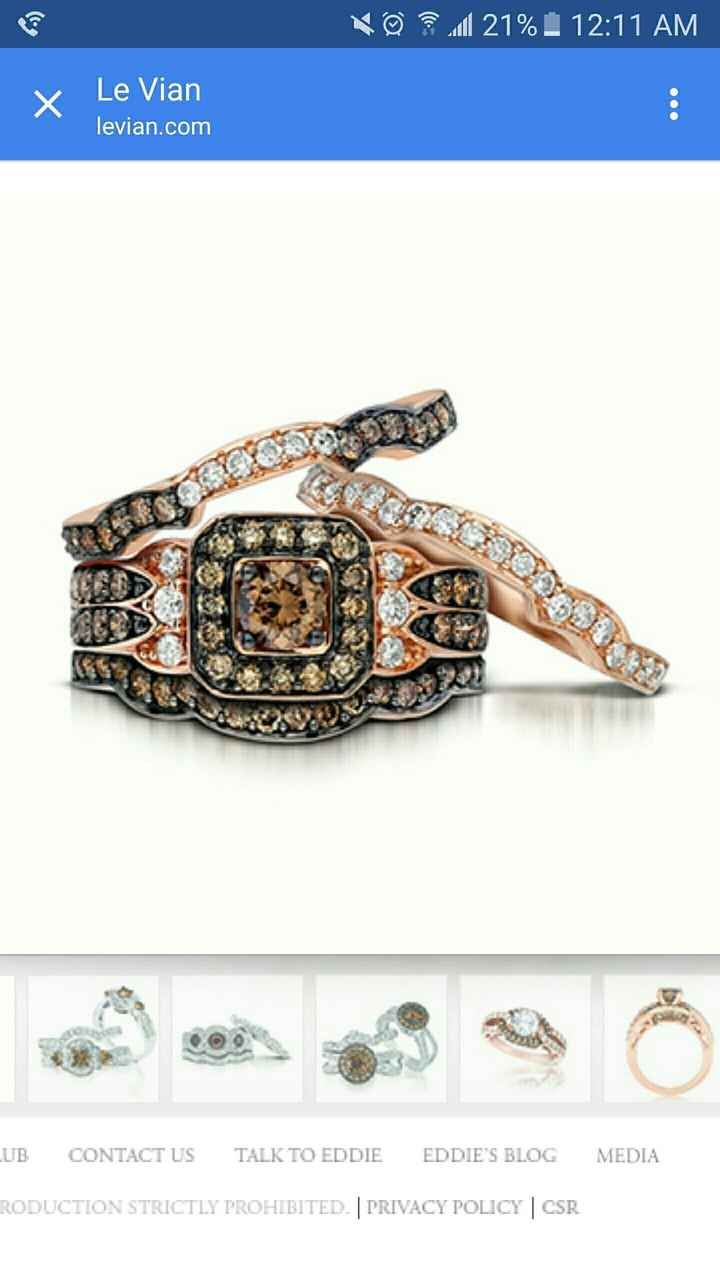 Show me your colored wedding bands!