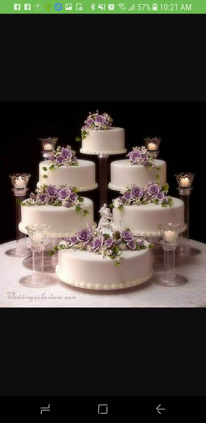 Is it odd to request a cake with all faux tiers except for one?