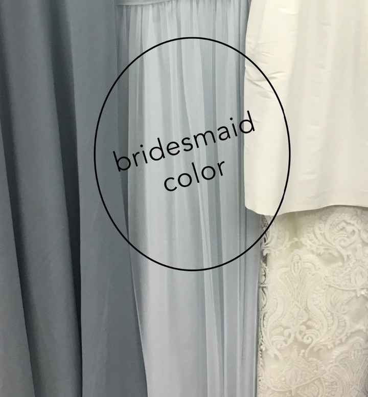 middle color is the ideal color if not ivory/cream