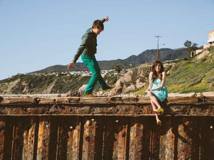 DIY engagement hair and makeup & engagement photos