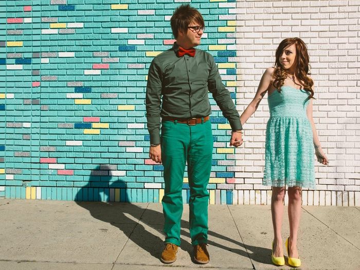 DIY engagement hair and makeup & engagement photos