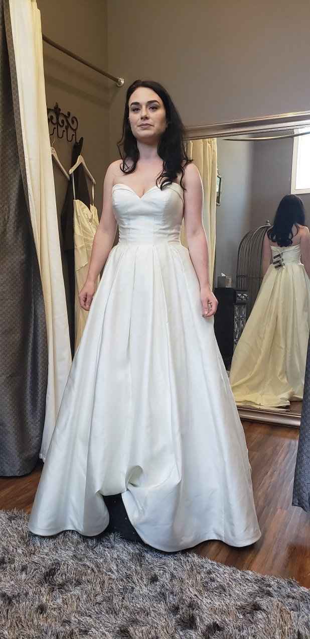 Can t decide between two dresses Weddings Wedding Attire Wedding Forums WeddingWire