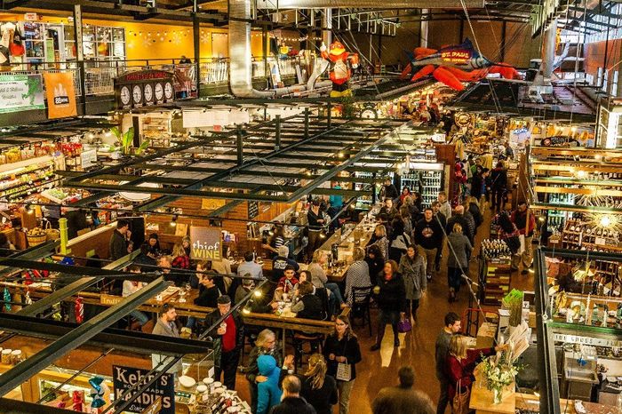 Milwaukee Public Market 2nd Floor Overlooking Market (It will be empty; closed to public so no peopl