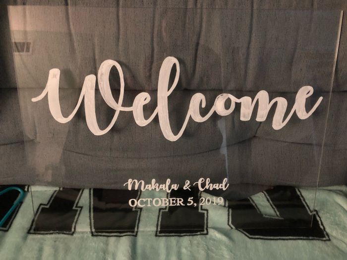 Does anyone know where to get acrylic signs made? - 2