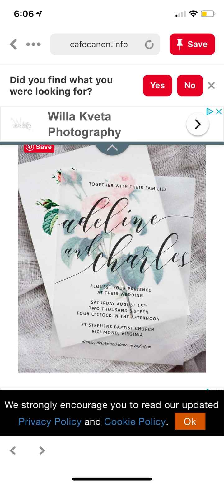 rsvp card- yes or no? - 1