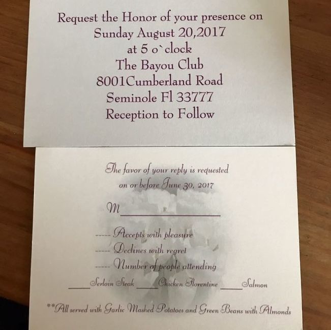 RSVP Cards - Help