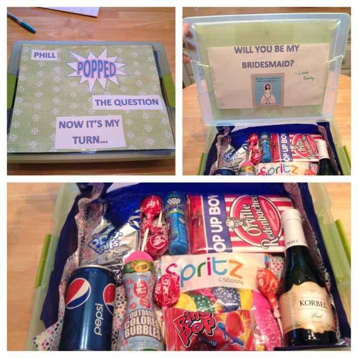~WILL YOU BE MY BRIDESMAID?~ ideas for boxes