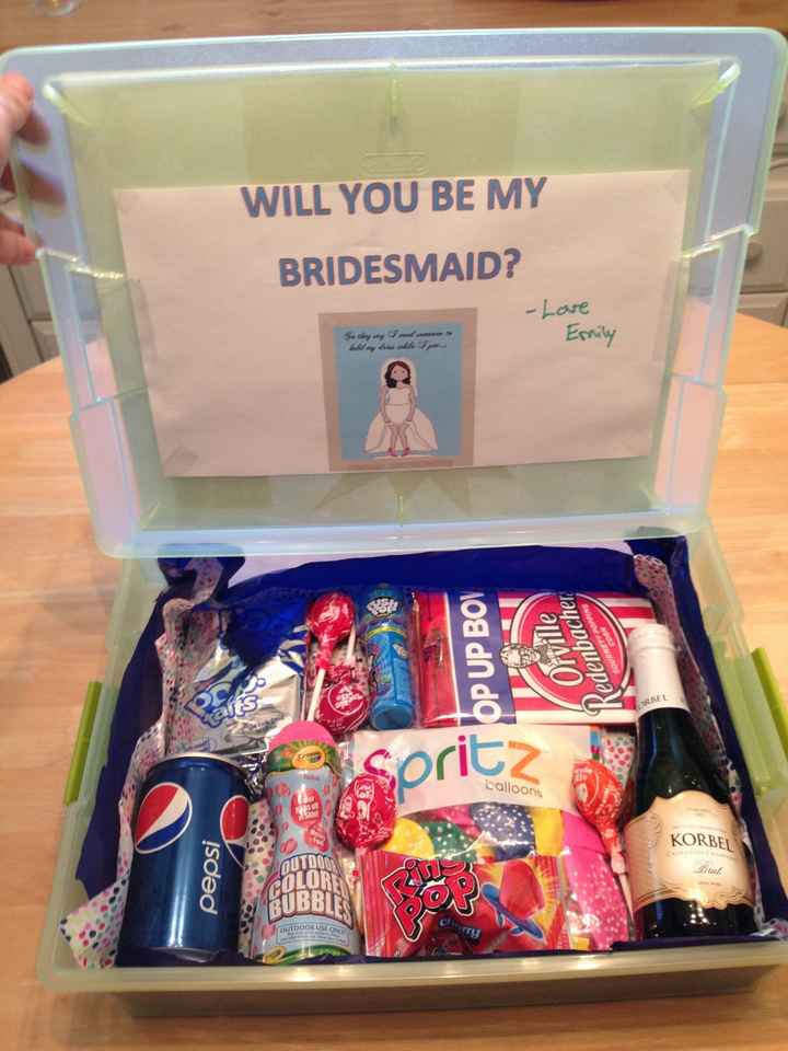 How I popped the question to my bridesmaids.... (PICS)