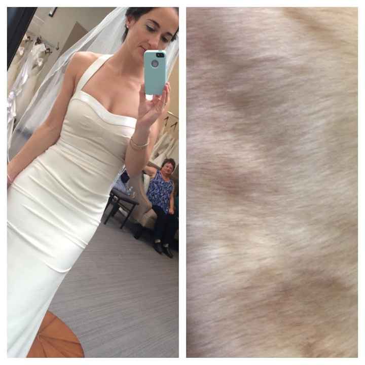 Ivory Dress Fur Stole Dilemma