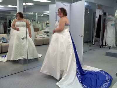 My first dress fitting!