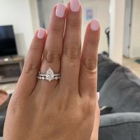 Pear/tear drop shaped rings - 1