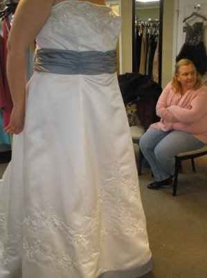 My dress!!  Finally uploaded pics!
