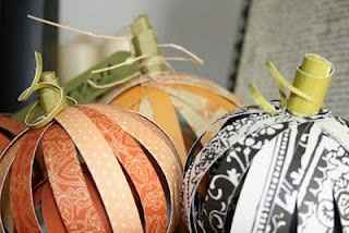 Paper Pumpkin DIY