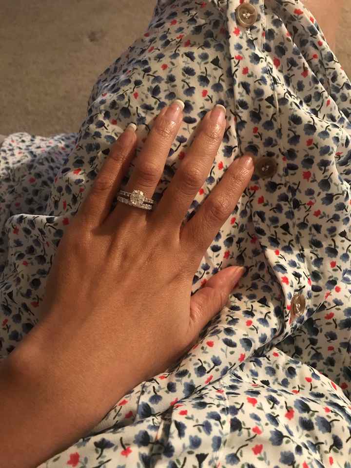 Brides and brides to be! i want to see your wedding bands or ideas for wedding bands! - 1