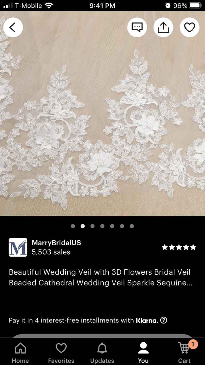 What kind of veil with this dress? - 4