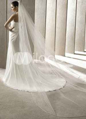 veil arrived...just a piece of fabric... =(