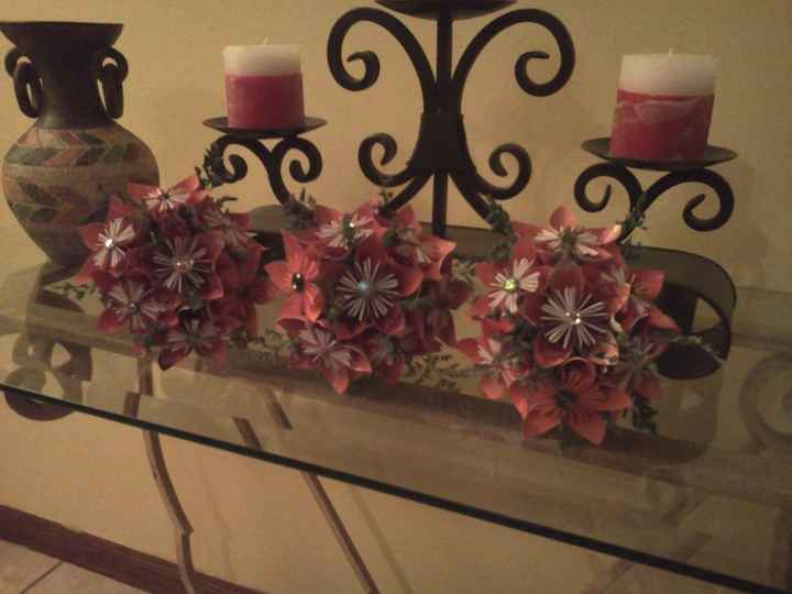 More DIY's.... Centerpieces...