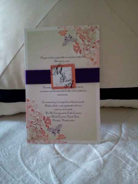 what do you girls think of my DIY invitations...what about yours?