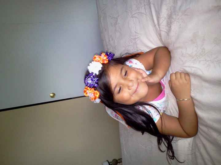 DIY flower girl headpiece...