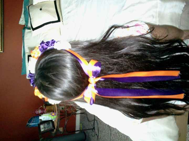 DIY flower girl headpiece...