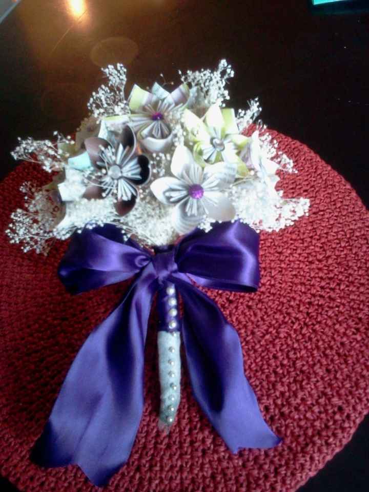 Finished my DIY paper Toss Bouquet....pics