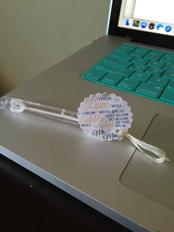 Wedding Bubble Tags