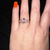 Pear shaped ring - upside down or right side up? - 1
