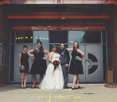 Black bridesmaids dresses for a July wedding??