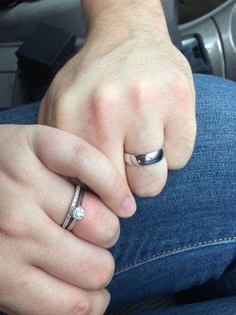 Post your wedding rings, woot!