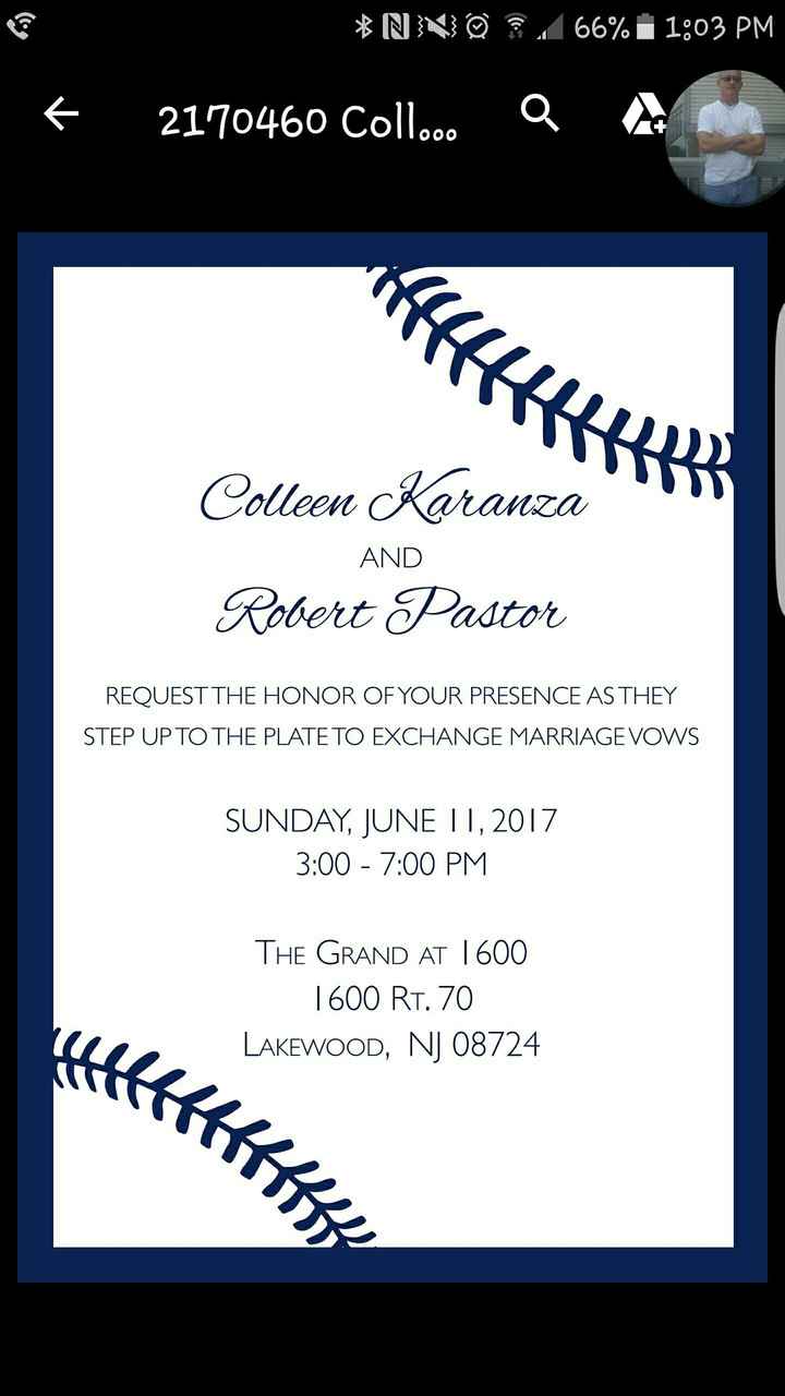 Got my wedding invites (proof)