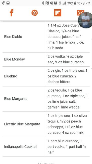 Signature cocktail