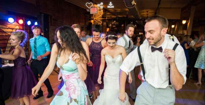 Cocktail styled wedding reception follow up