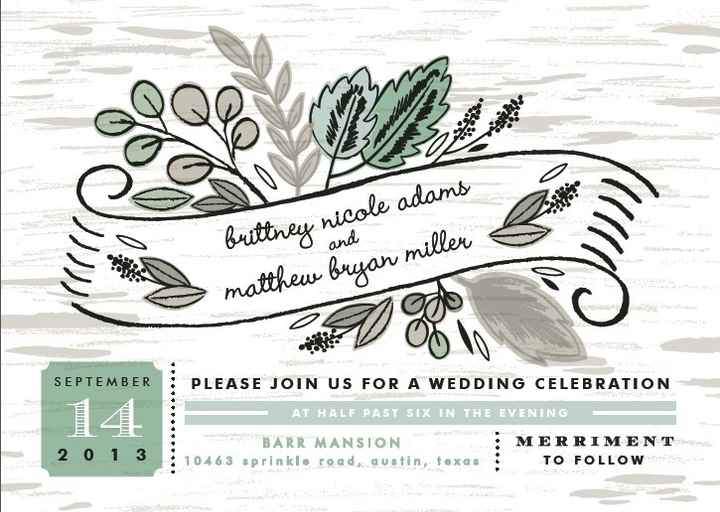 Show me your Invitations!