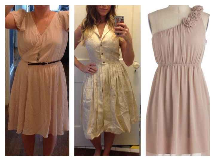 bridesmaid dress help! 11 days out, crisis mode.