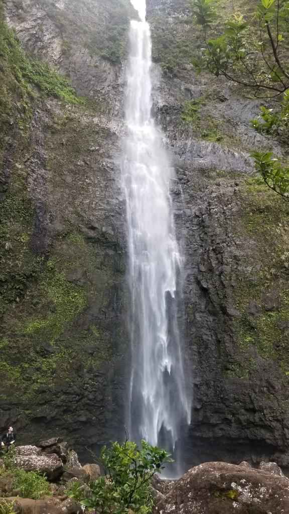 Hanakapi'ai Falls (FH for scale)