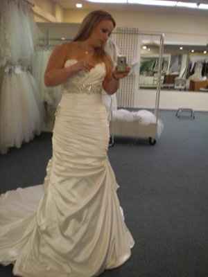 i ordered my dress today, and i have pics.