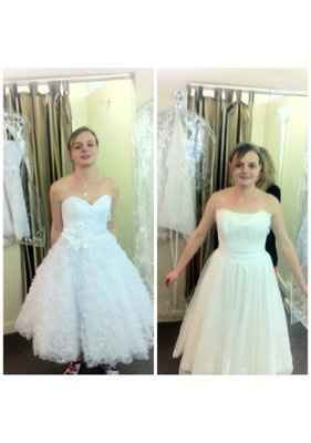 First time dress shopping opinions PHOTO UPDATE