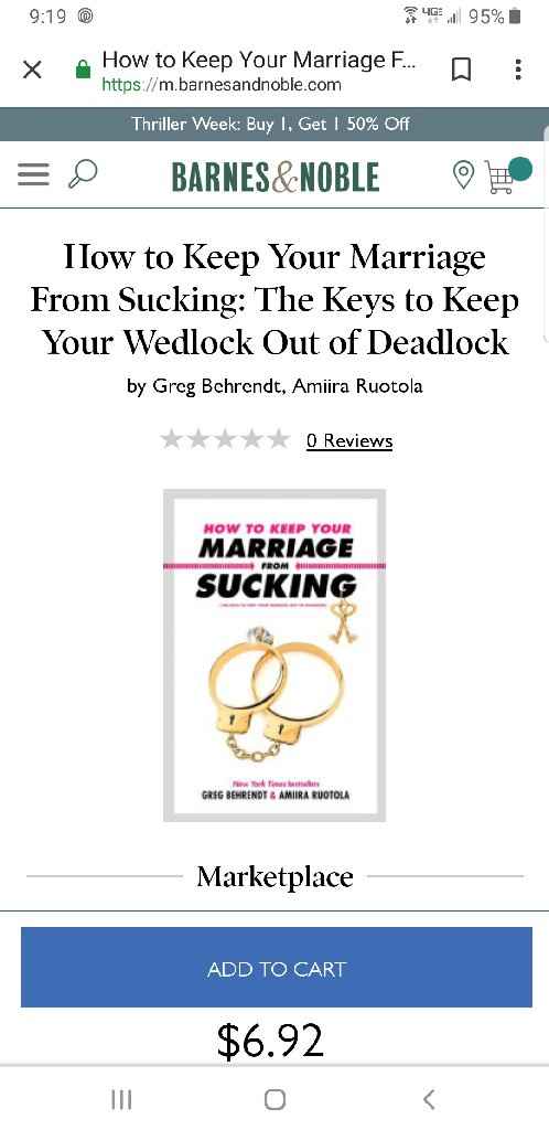 Books about marriage? - 1