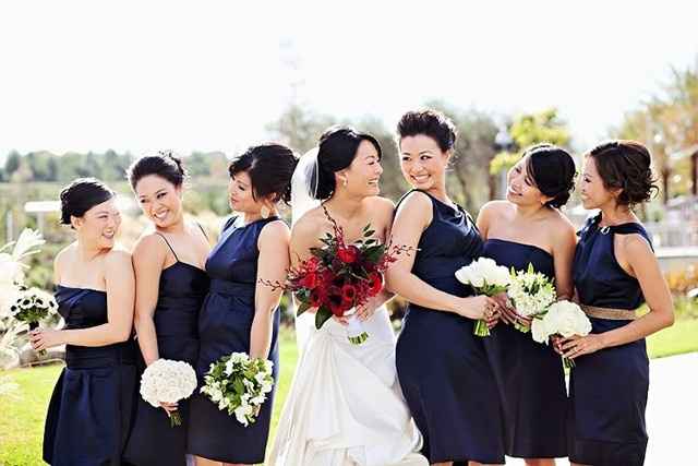 Different bridesmaids dresses?