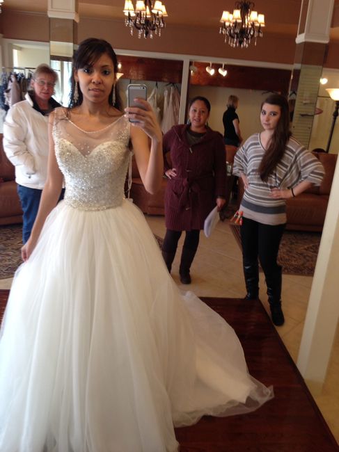 Well..here goes nothing...I said yes to the dress.