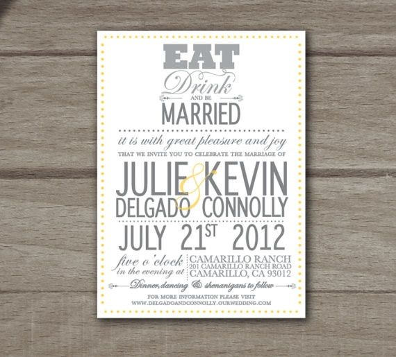 Invitation from wedding paper diva
