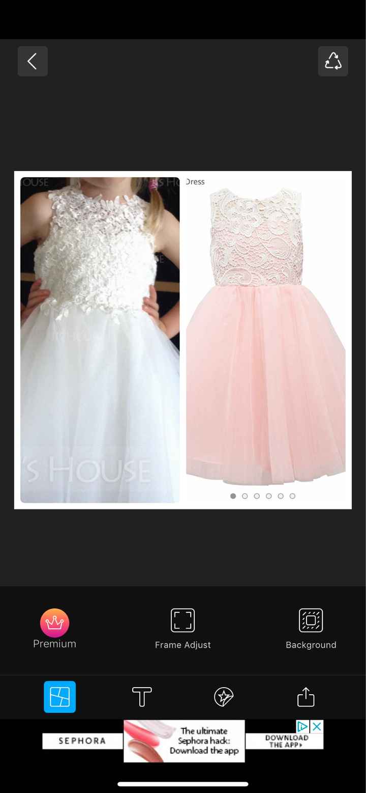 Flower girl dress colors? - 1