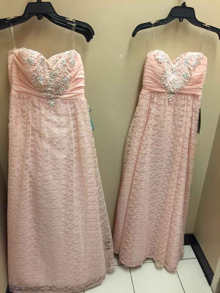 Help! Are these bridesmaid dresses too much?