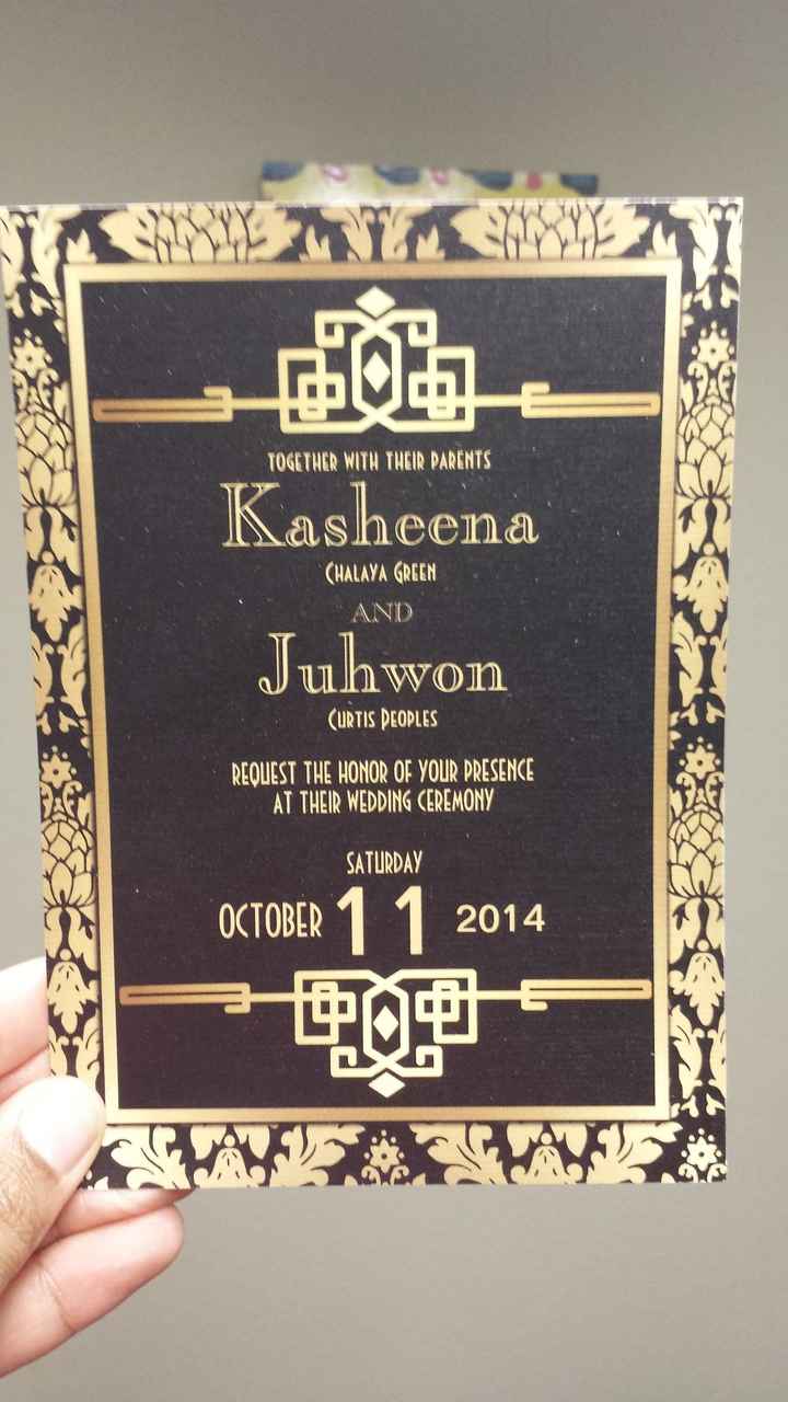 Our invites are in!