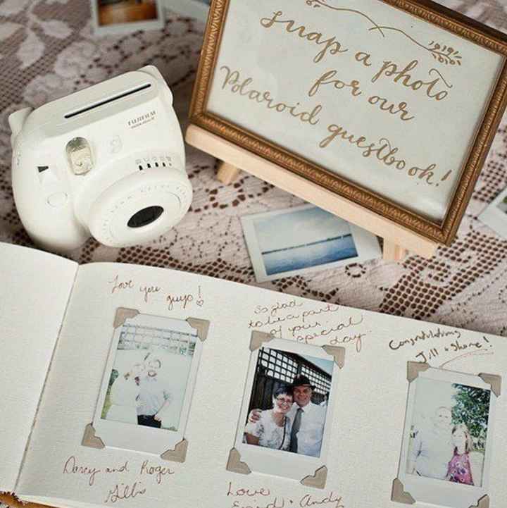 What are you doing for your guestbook?