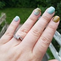 Still getting use to a ring on my finger!