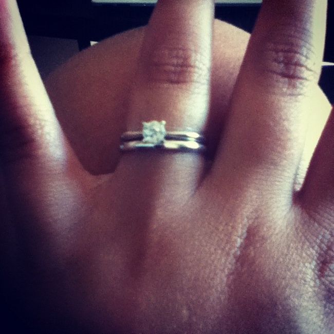 Post your engagemnet ring and jewelry's photo