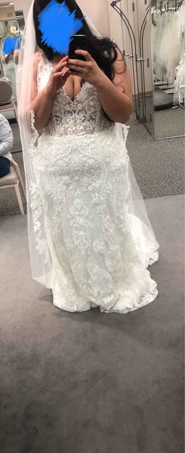 Plunging Illusion Bodice Lace Wedding Dress