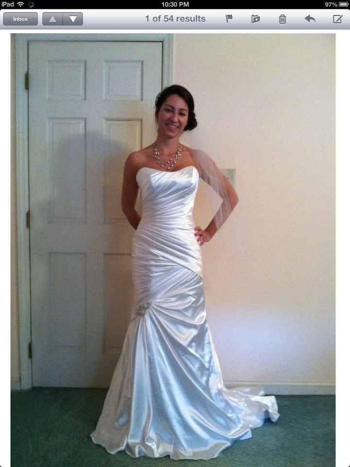 So, can I see your dresses?